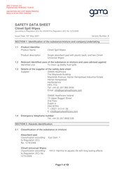 Clinell Spill Wipes SDS
