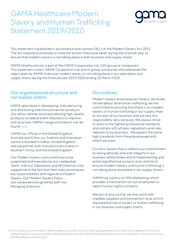 Modern Slavery Act Statement - 2019/2020