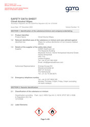 SDS - Alcohol Wipes Large 150 (CAW150L)